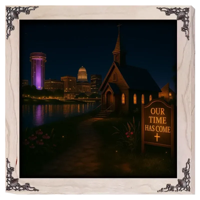 Zephyr Faith Crafts Custom Frame Square - The State Of Kansas - Product Image