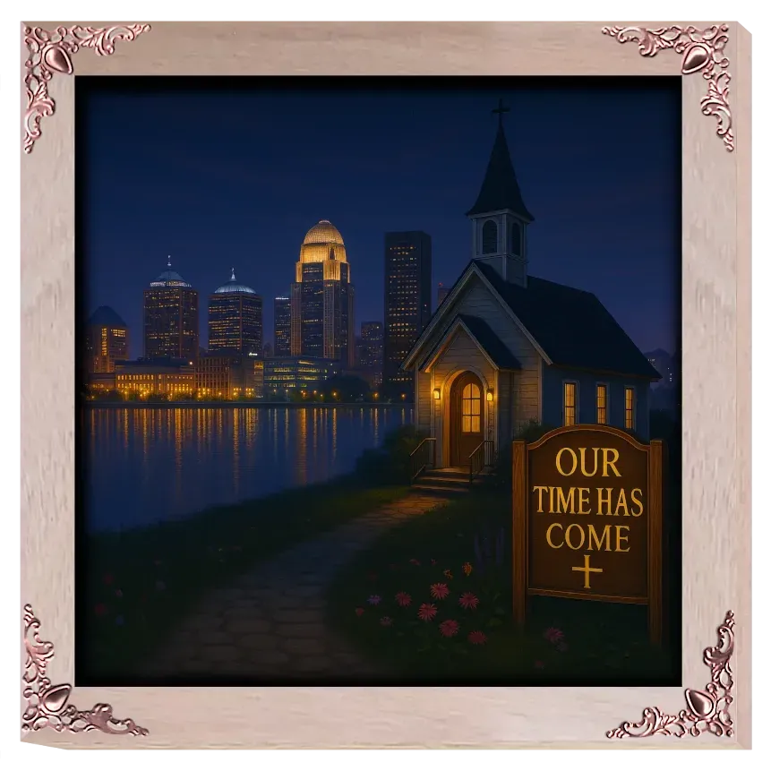 Zephyr Faith Crafts Custom Frame Square - The State Of Kentucky - Product Image
