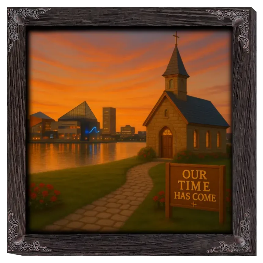 Zephyr Faith Crafts Custom Frame Square - The State Of Maryland