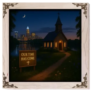 Our Time Has Come - North Carolina - Framed Christian Devotional Art (Square)