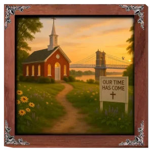 Our Time Has Come - Ohio - Framed Christian Devotional Art (Square)