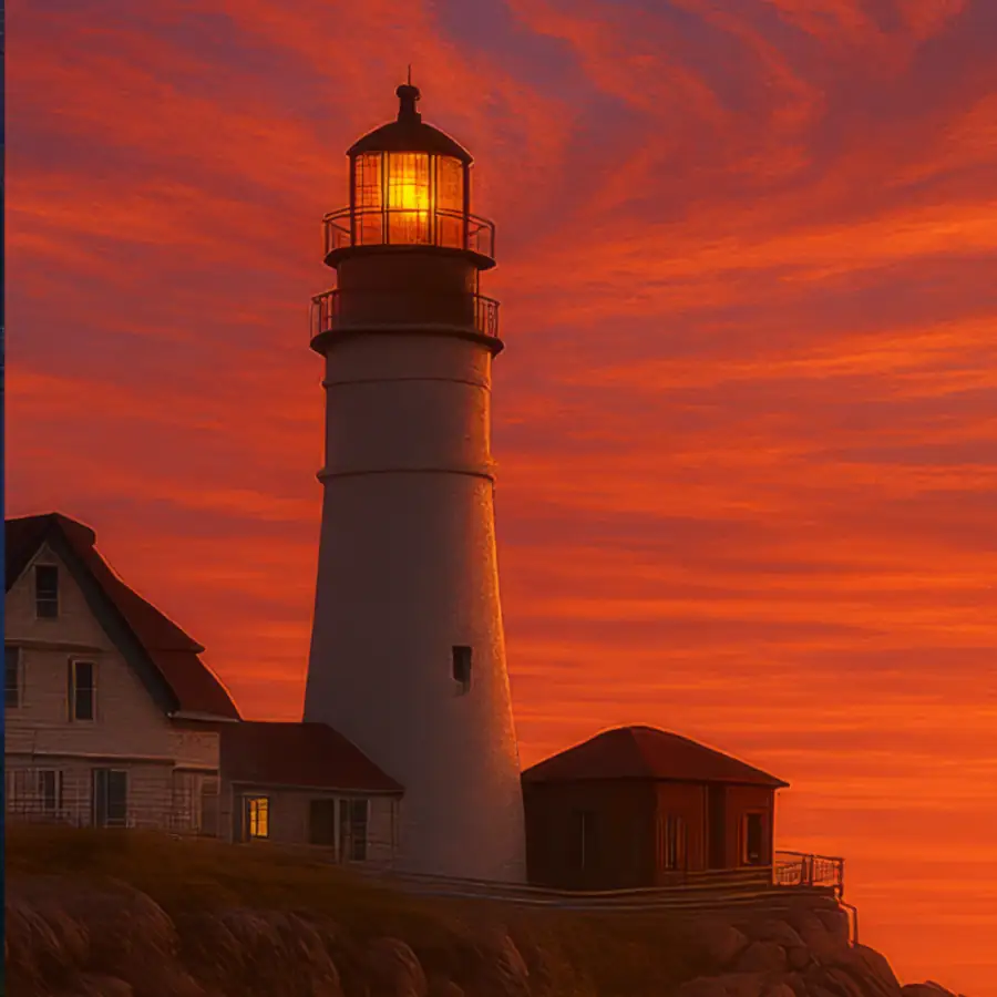 Our Time Has Come - Maine - Framed Christian Devotional Art (Square) - Image 4