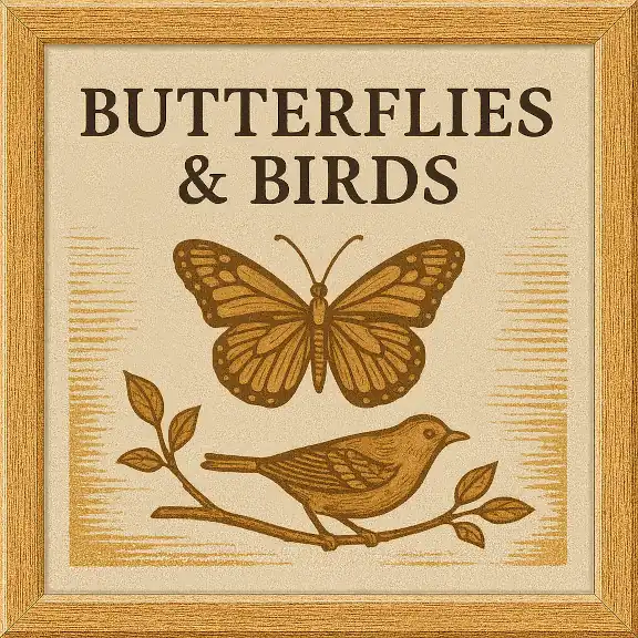 Butterflies & Birds