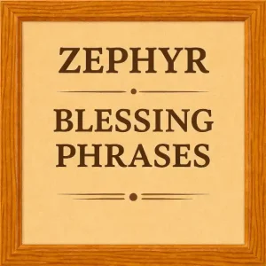 Zephyr Blessing Phrases