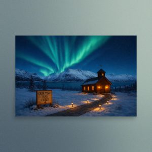 Our Time Has Come - Alaska - Christian Devotional Art Print - Semi Gloss -Rectangle