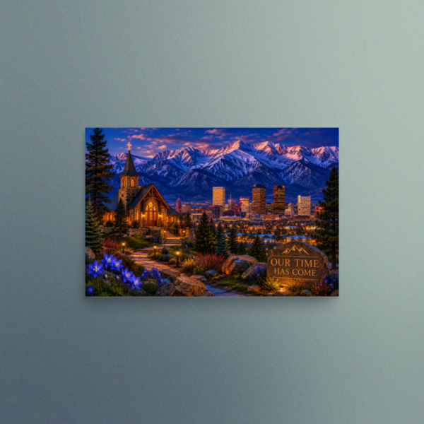 Our Time Has Come - Colorado - Christian Devotional Art Print - Rectangle/Landscape