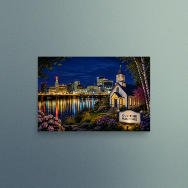 Our Time Has Come - Connecticut - Christian Devotional Art Print - Rectangle/Landscape