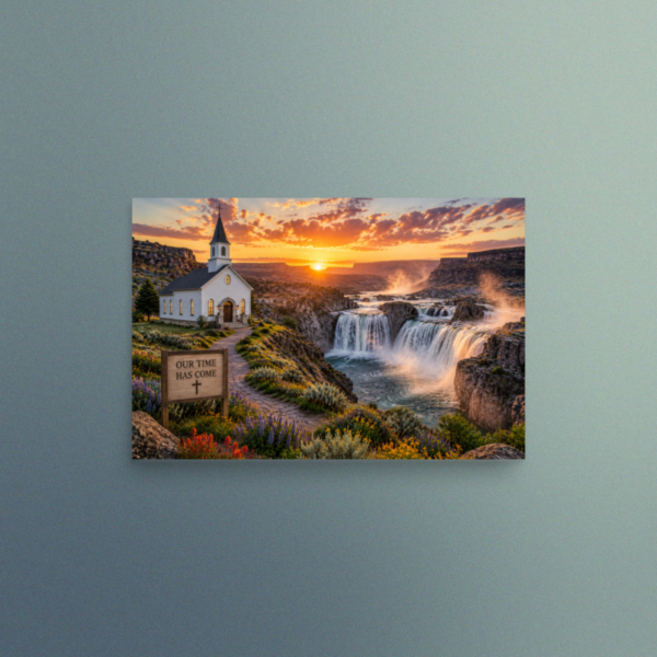 Our Time Has Come - Idaho - Christian Devotional Art Print - Rectangle/Landscape