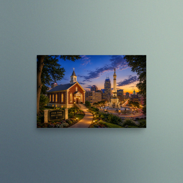 Our Time Has Come - Indiana - Christian Devotional Art Print - Rectangle/Landscape