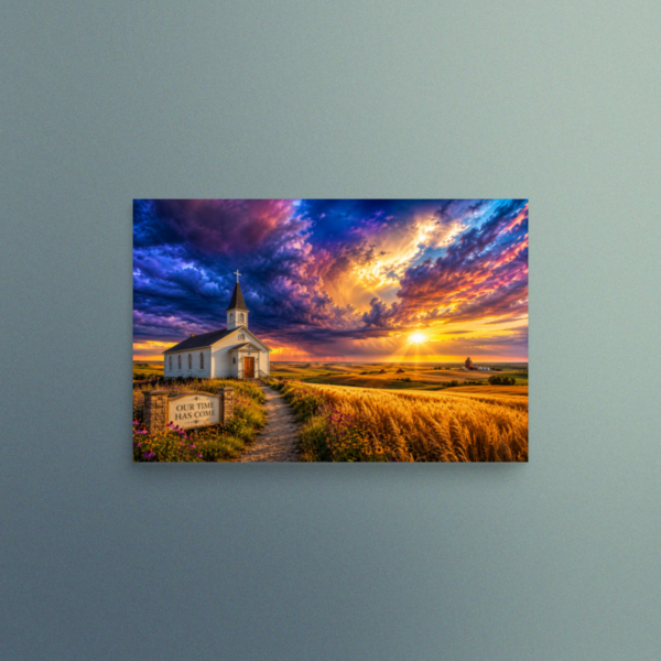 Our Time Has Come - Kansas - Christian Devotional Art Print - Rectangle/Landscape