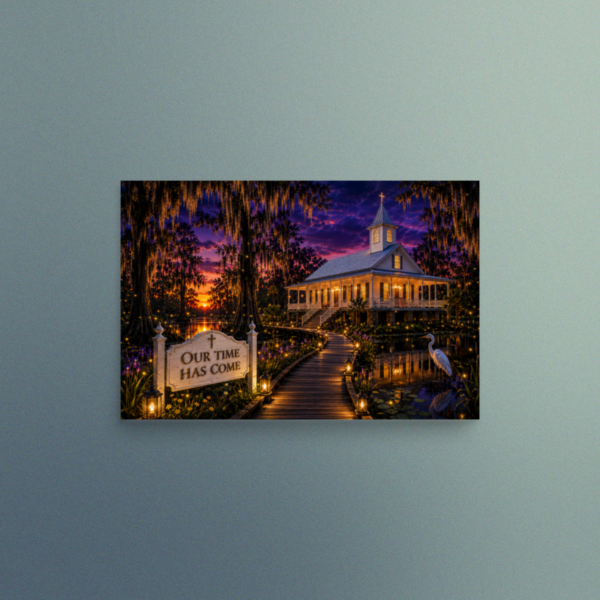 Our Time Has Come - Louisiana - Christian Devotional Art Print - Rectangle/Landscape