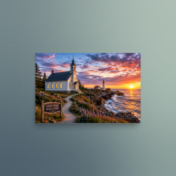 Our Time Has Come - Maine - Christian Devotional Art Print - Rectangle/Landscape