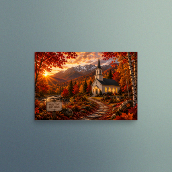 Our Time Has Come - New Hampshire - Christian Devotional Art Print - Rectangle/Landscape