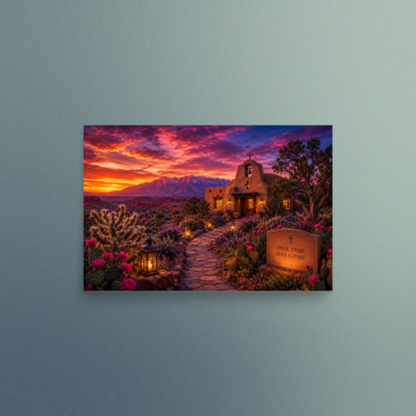 Our Time Has Come - New Mexico - Christian Devotional Art Print - Rectangle/Landscape
