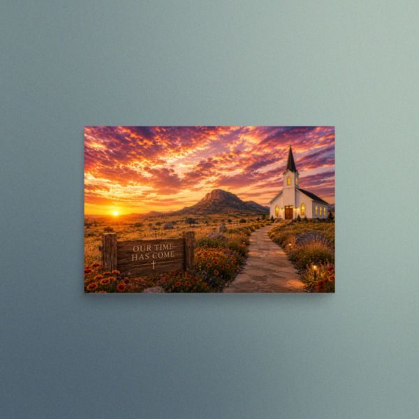 Our Time Has Come - Oklahoma - Christian Devotional Art Print - Rectangle/Landscape