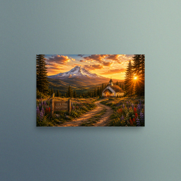 Our Time Has Come - Oregon - Christian Devotional Art Print - Rectangle/Landscape