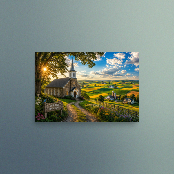 Our Time Has Come - Pennsylvania - Christian Devotional Art Print - Rectangle/Landscape