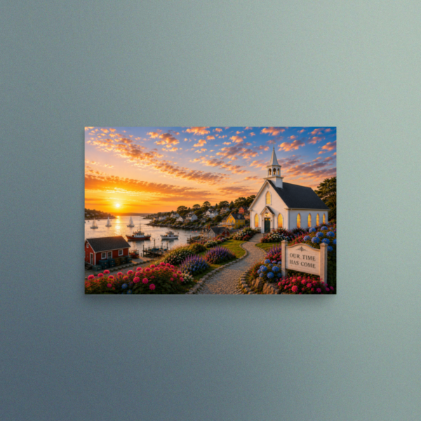 Our Time Has Come - Rhode Island - Christian Devotional Art Print - Rectangle/Landscape