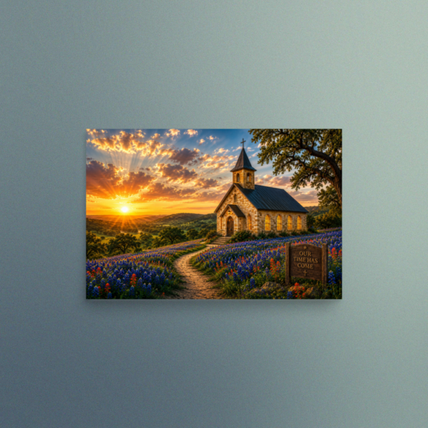 Our Time Has Come - Texas - Christian Devotional Art Print - Rectangle/Landscape