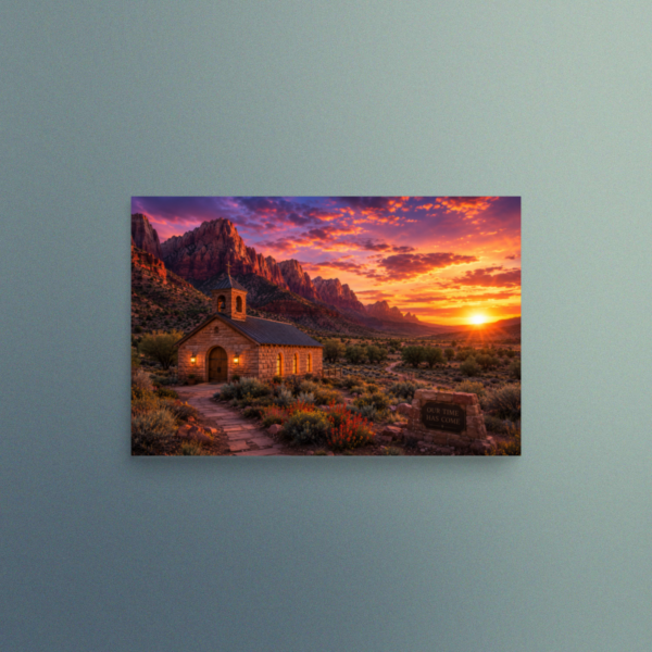 Our Time Has Come - Utah - Christian Devotional Art Print - Rectangle/Landscape