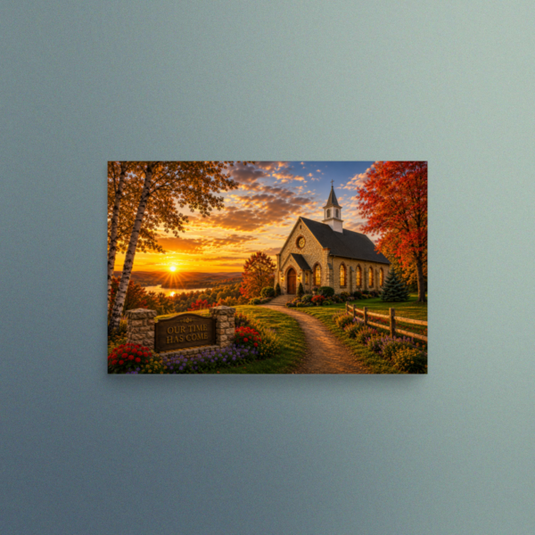 Our Time Has Come - Wisconsin - Christian Devotional Art Print - Rectangle/Landscape