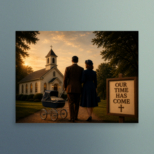 Our Time Has Come - Together In Faith - Christian Devotional Art Print - Rectangle/Landscape