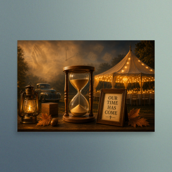 Our Time Has Come - The Hour of Hope - Christian Devotional Art Print - Rectangle/Landscape
