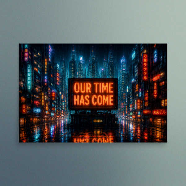Our Time Has Come - City of Tomorrow - Christian Devotional Art Print - Rectangle/Landscape