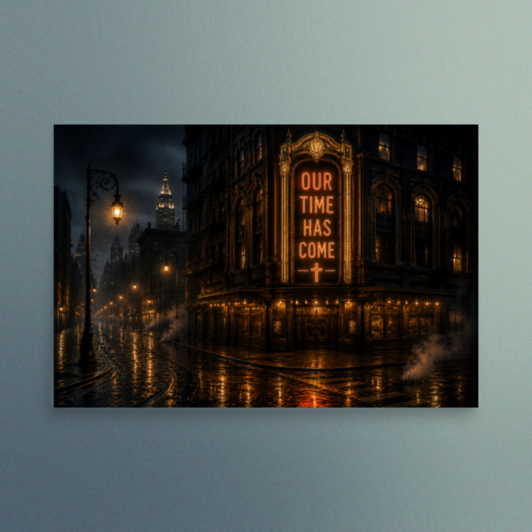 Our Time Has Come - The Corner Where Hope Lives - Christian Devotional Art Print - Rectangle/Landscape