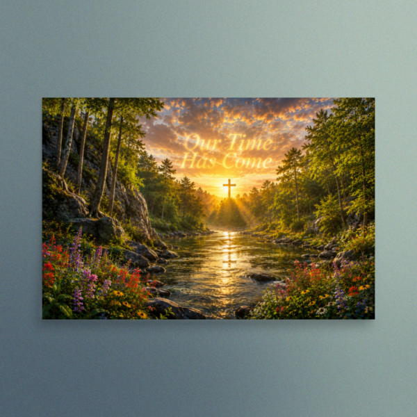 Our Time Has Come - The River of Hope - Christian Devotional Art Print - Rectangle/Landscape