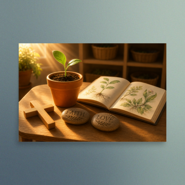 Seeds of Faith - Christian Devotional Art Print - Rectangle/Landscape