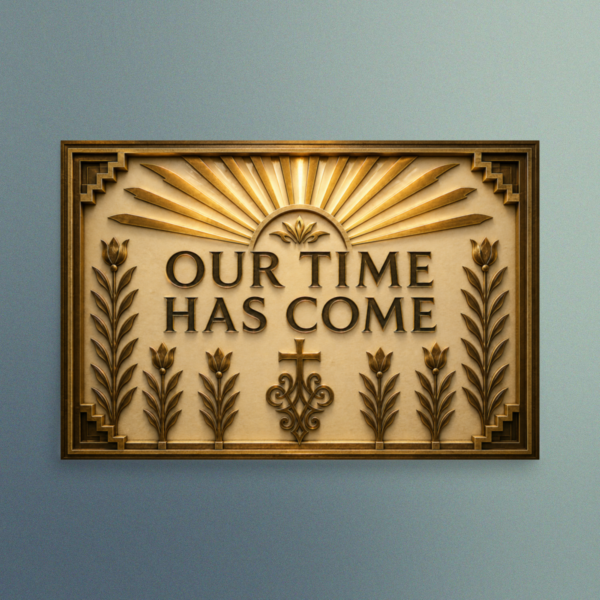 Our Time Has Come - The Promise Fulfilled - Christian Devotional Art Print - Rectangle/Landscape