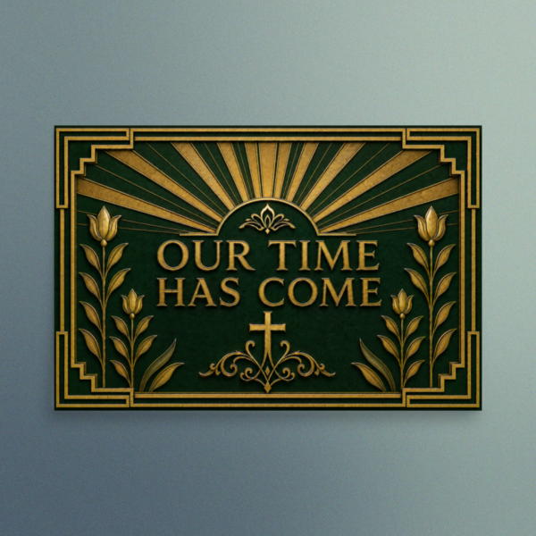 Our Time Has Come - The Proclomation - Christian Devotional Art Print - Rectangle/Landscape
