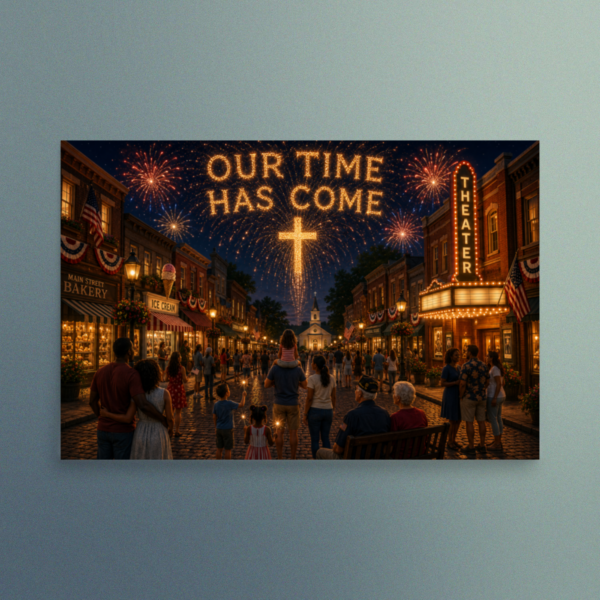 Our Time Has Come - Celebration of Hope - Christian Devotional Art Print - Rectangle/Landscape
