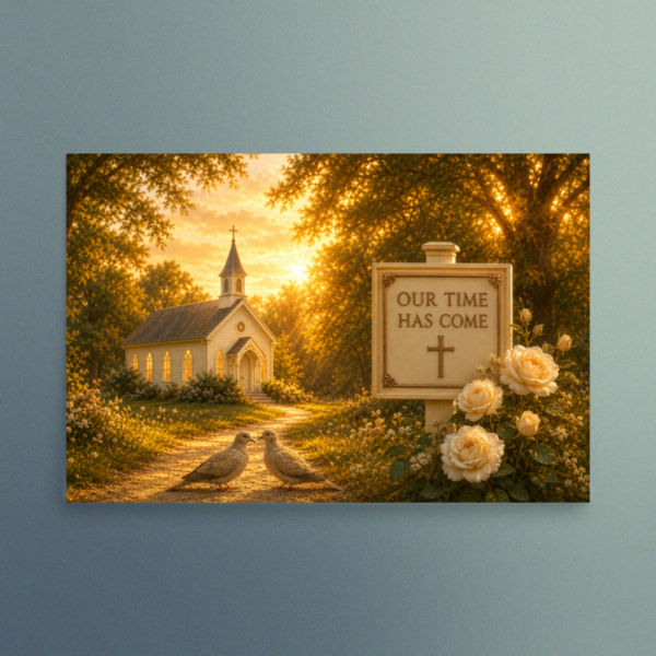 Our Time Has Come - The Promise Begins - Christian Devotional Art Print - Rectangle/Landscape