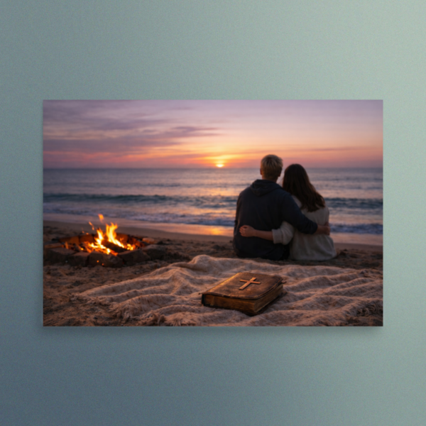 Together in Faith - Christian Devotional Art Print - Rectangle/Landscape