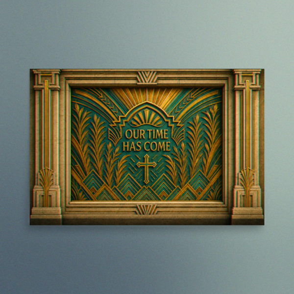 Our Time Has Come - 3D The House of Hope - Christian Devotional Art Print - Rectangle/Landscape