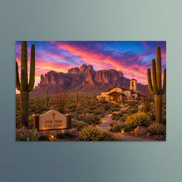 Our Time Has Come - Arizona - Christian Devotional Art Print - Rectangle/Landscape