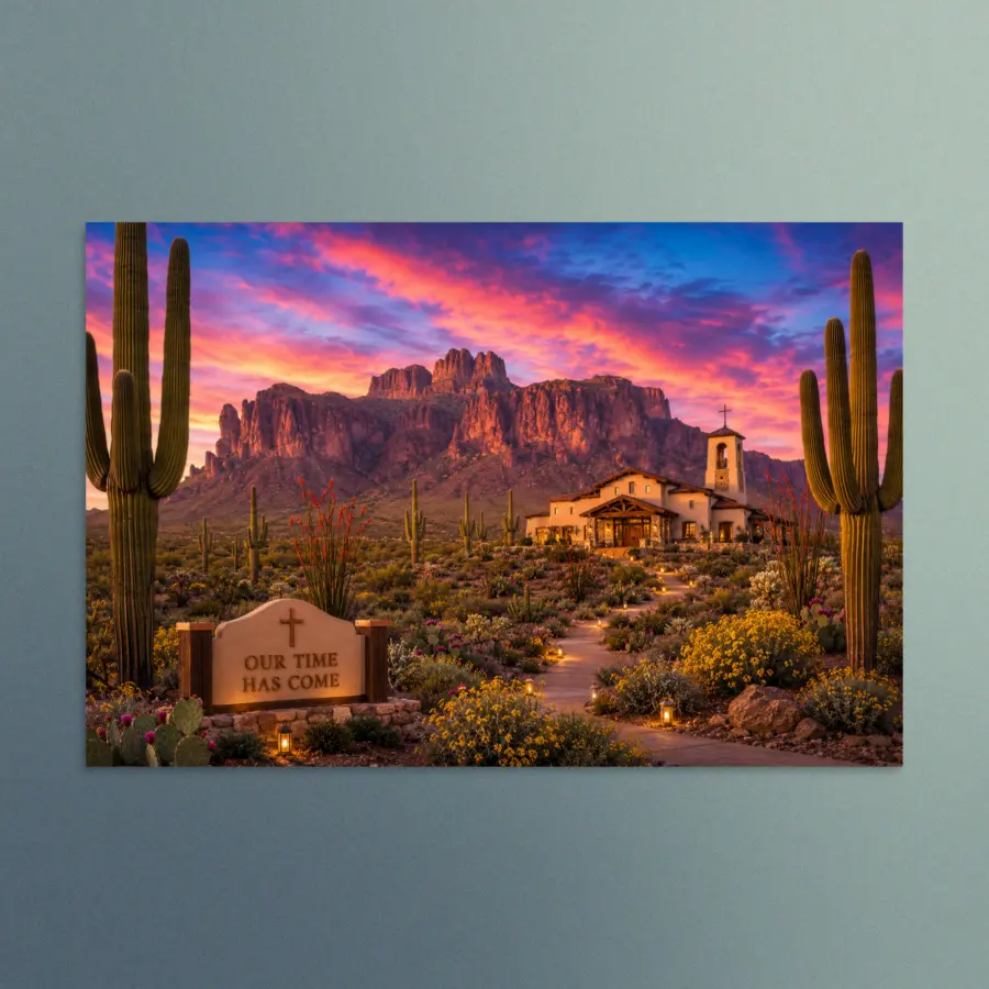 Our Time Has Come - Arizona - Christian Devotional Art Print - Rectangle/Landscape