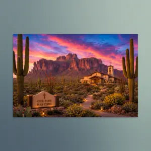 Our Time Has Come - Arizona - Christian Devotional Art Print - Rectangle/Landscape