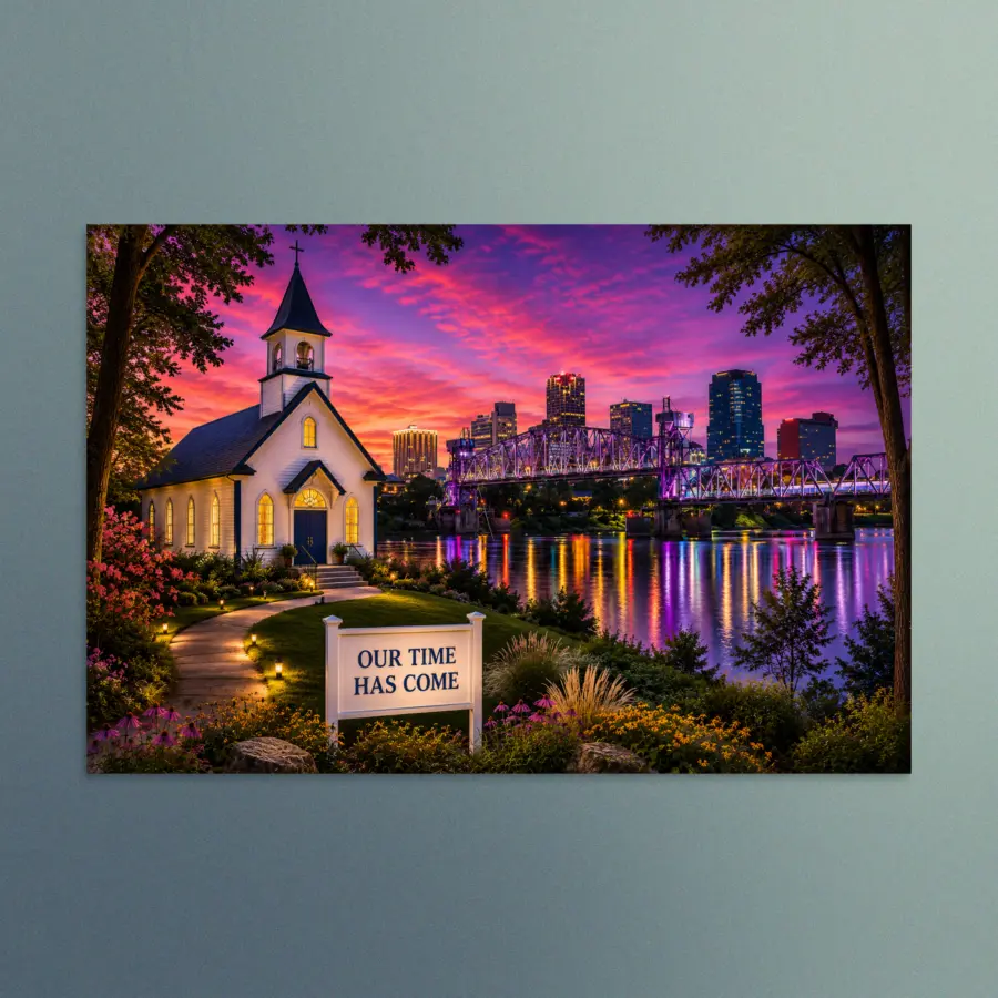 Our Time Has Come - Arkansas - Christian Devotional Art Print - Rectangle/Landscape
