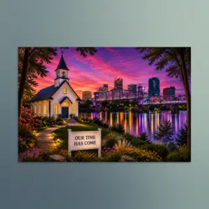Our Time Has Come - Arkansas - Christian Devotional Art Print - Rectangle/Landscape