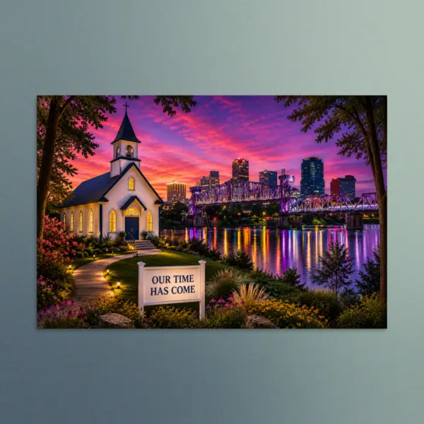 Our Time Has Come - Arkansas - Christian Devotional Art Print - Rectangle/Landscape