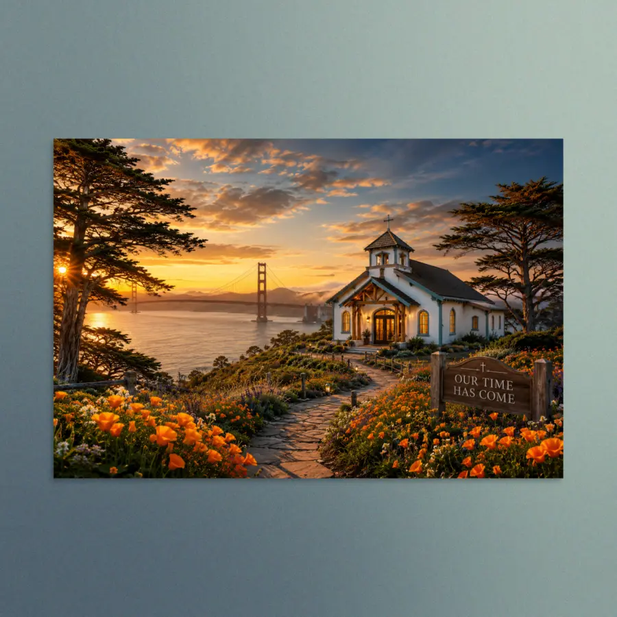 Our Time Has Come - California - Christian Devotional Art Print - Rectangle/Landscape