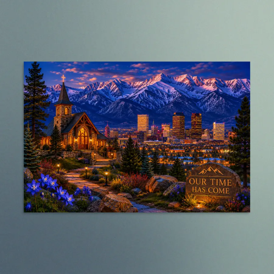 Our Time Has Come - Colorado - Christian Devotional Art Print - Rectangle/Landscape