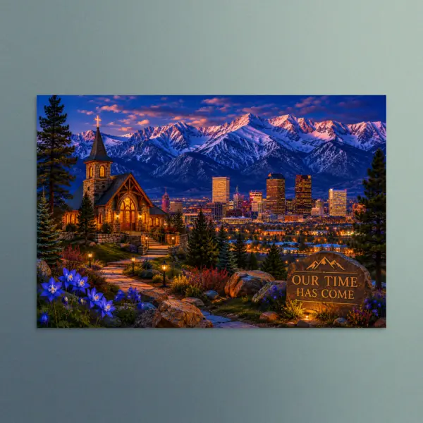 Our Time Has Come - Colorado - Christian Devotional Art Print - Rectangle/Landscape