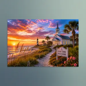 Our Time Has Come - Florida - Christian Devotional Art Print - Rectangle/Landscape