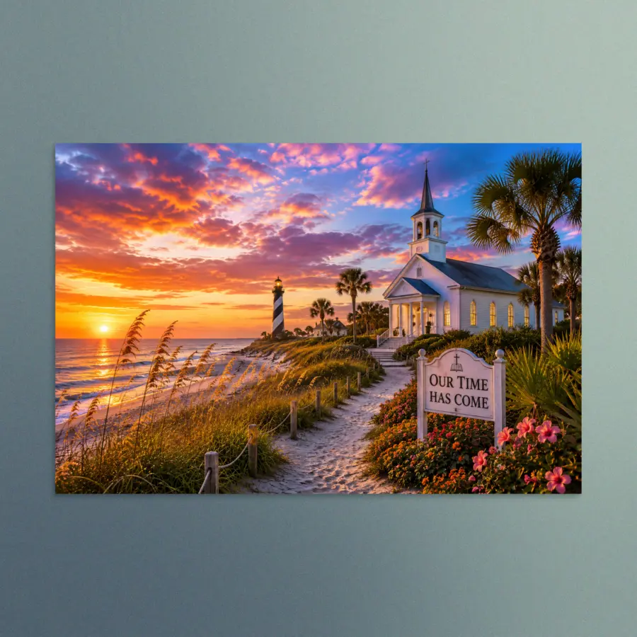 Our Time Has Come - Florida - Christian Devotional Art Print - Rectangle/Landscape