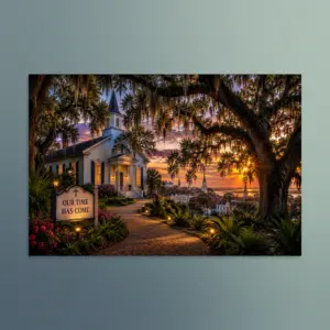 Our Time Has Come - Georgia - Christian Devotional Art Print - Rectangle/Landscape
