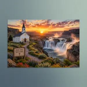 Our Time Has Come - Idaho - Christian Devotional Art Print - Rectangle/Landscape